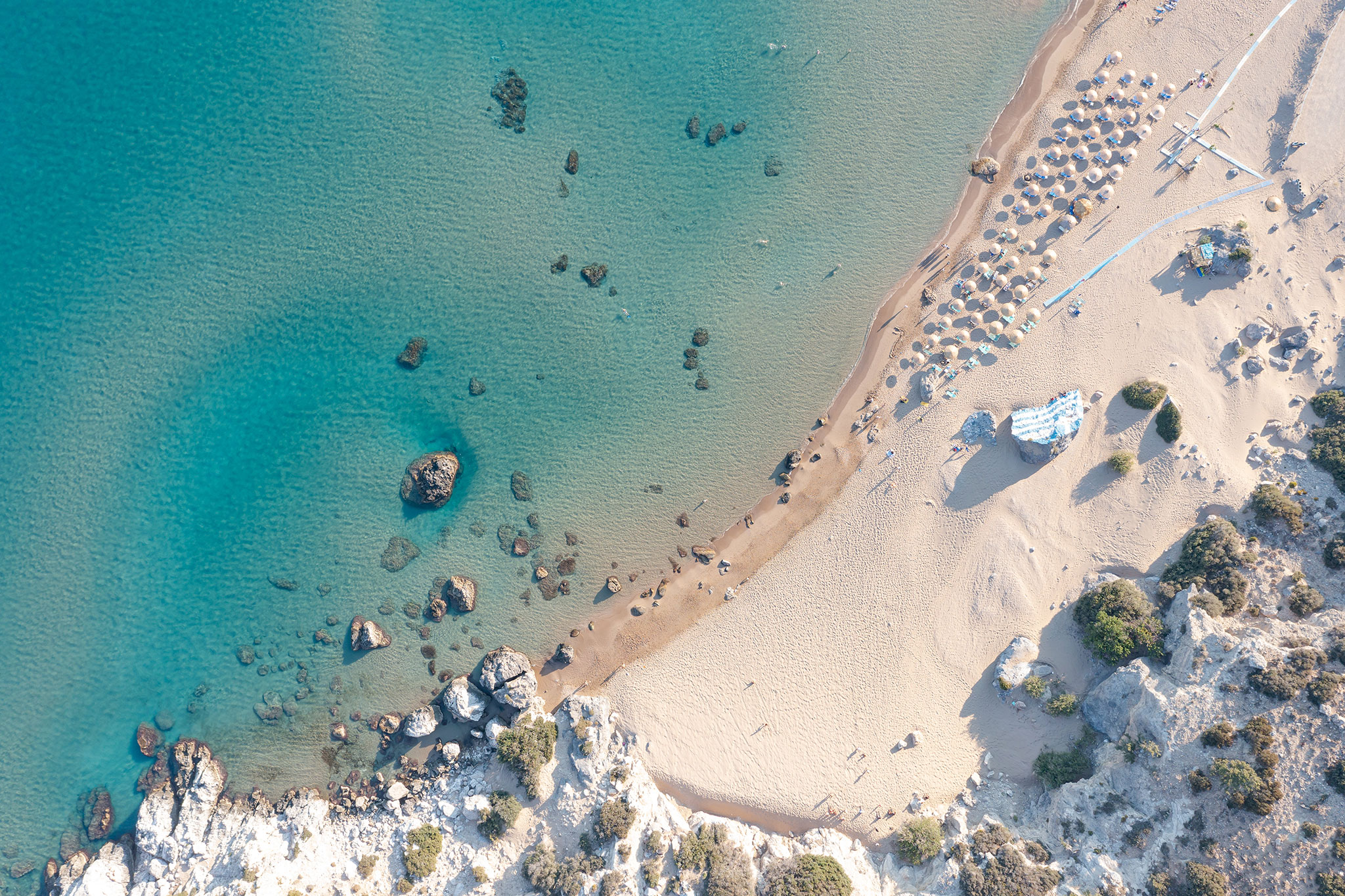 Tsambika Beach, Kolympia, Rhodes